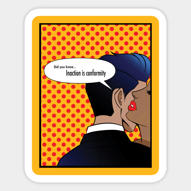 Conformity Sticker by BreakawayDesigns